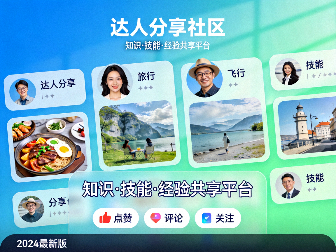 达人分享社区展示