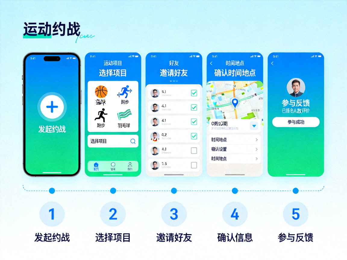 运动约战功能示意图